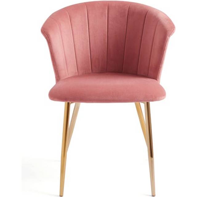 Kendall Dining Chair, Velvet - Pink