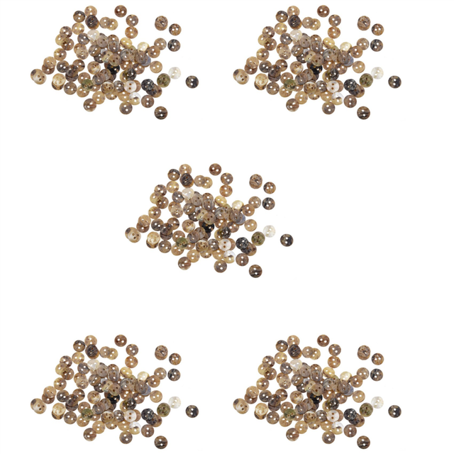 500pcs 8 mm Pearl Buttons Mother of Pearl Round Heads