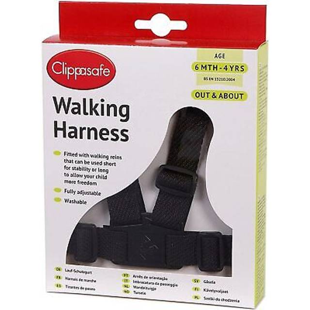 Walking Harness and Reins (Black)