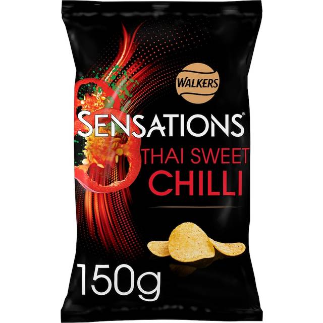 Walkers Sensations Thai Sweet Chilli Sharing Bag Crisps 150g