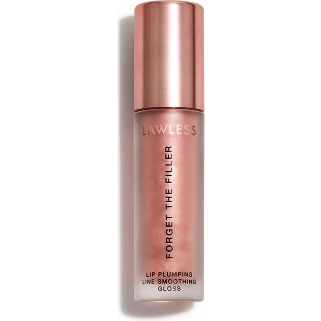 Lawless Forget the Filler Lip Plumping Line Smoothing Gloss - Glazed - Premium Volumizing Lip Gloss with Natural Ingredients Designed to Plump  Firm