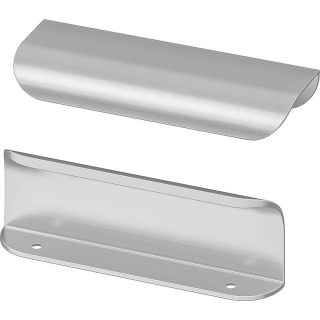 BILLSBRO handtag, rostfritt stålfärg, 120 mm