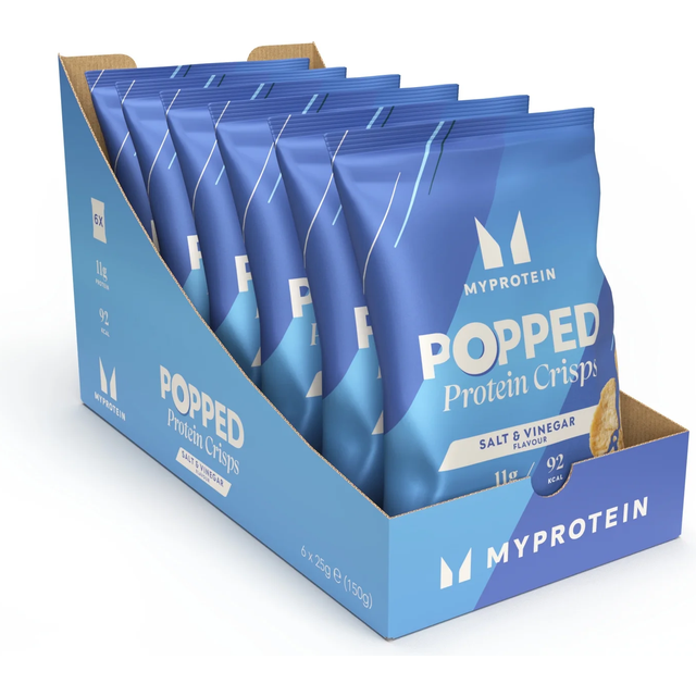 Popped Protein Crisps - Salt & Vinegar
