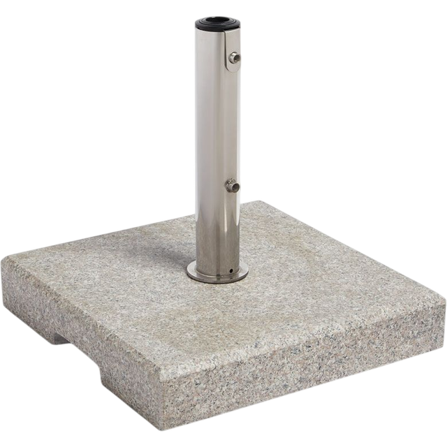 Vonhaus Square Granite Parasol Base, Grey