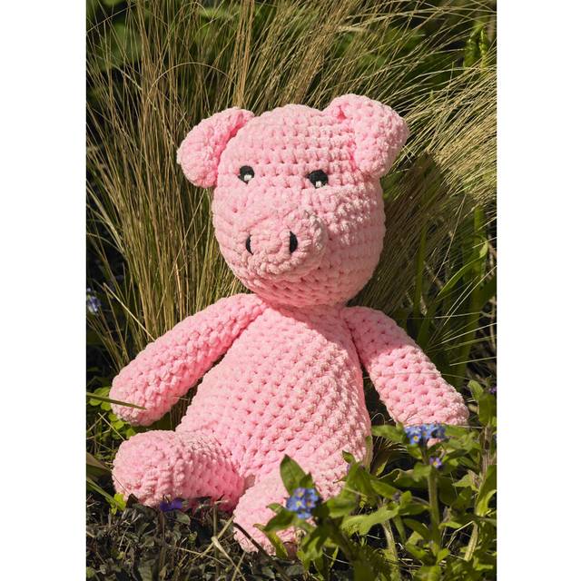 James Brett Chunky Crochet Pattern Petunia the Pig JB937
