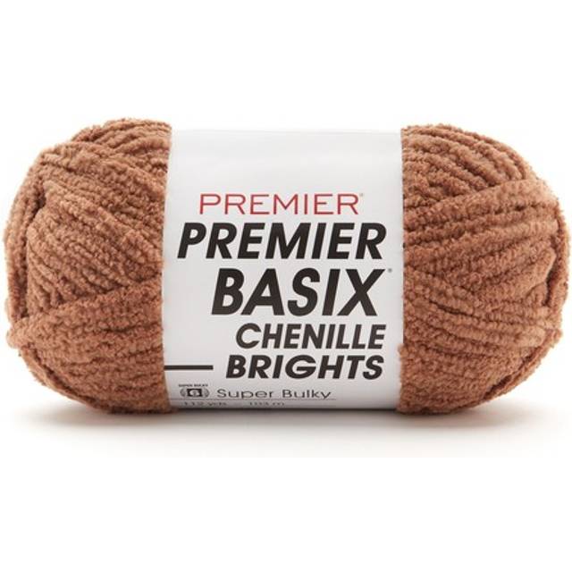 Premier Basix Chenille Brights Yarn-Caramel 2126-05
