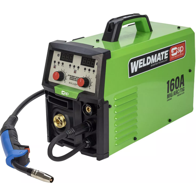 Sip Weldmate® Autoplus 160A Mig/Arc/Tig Synergic Welder