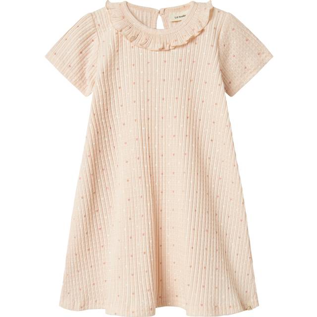 Lil' Atelier Nmfhulla HUA SS Dress LIL Stl. 92 fepojkar - Klänningar Från Magasin - Peach Blush (92)