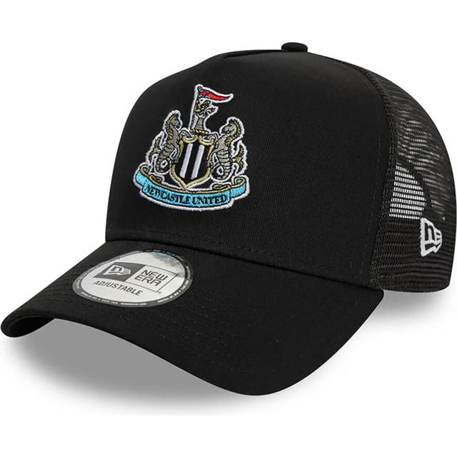 Newcastle United FC New Era Core Black E Frame Trucker Adjustable Cap