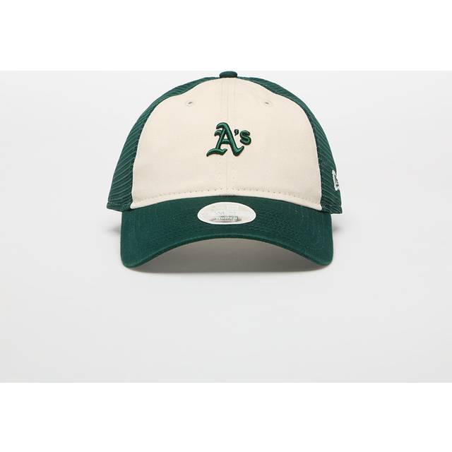 Cap New Era Trucker MLB 9TWENTY Oakland Athletics Light Cream/ Dark Green Universal (Universal)