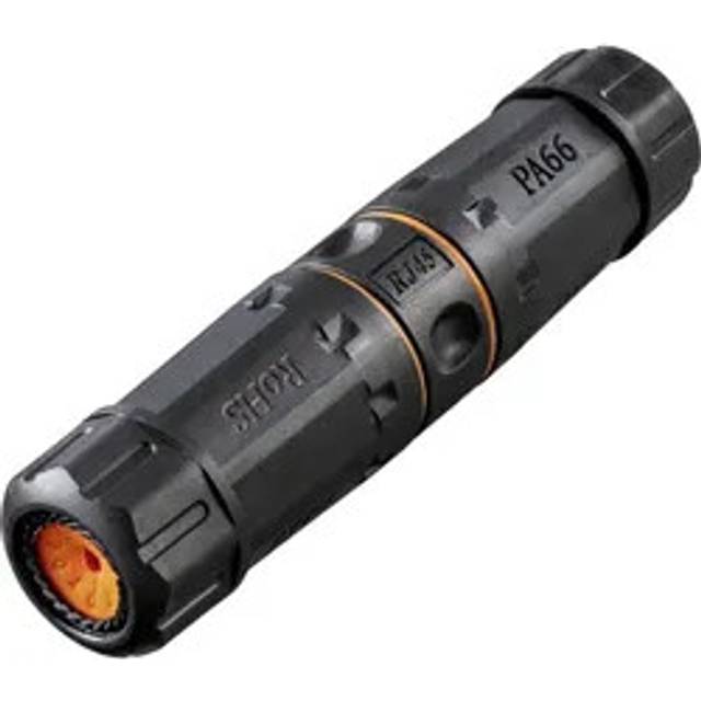 Renkforce RF-4531572 RJ45 Network Adapter Black CAT 6A Patch Cable...