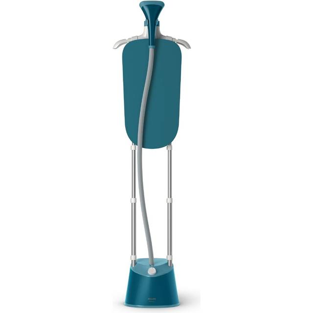 Philips Garment Steamer 1000 Series, 1800 W, stor vattentank på 1,8 l, 3 ånginställningar, integrerat StyleBoard, enkel avrinning, dödar 99,9% av bakterier och dammkvalster*