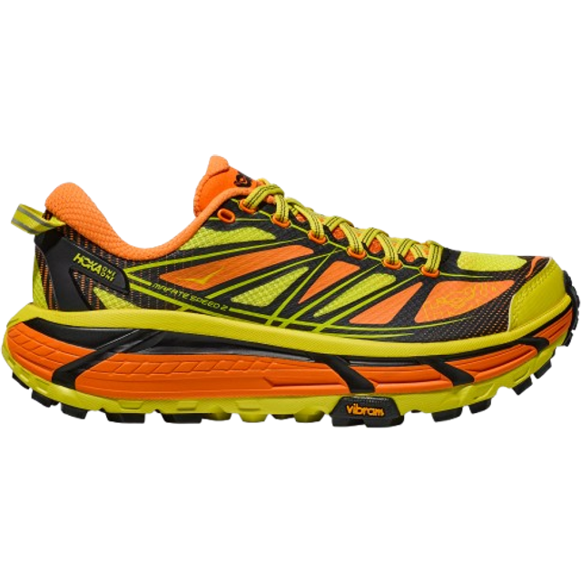 Hoka Mafate Speed 2 Trainers Electric Tangerine Citrus In Red, 8