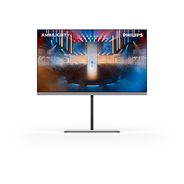 65OLED959/12 4K OLED+ Ambilight TV med 2 års garanti - Silver