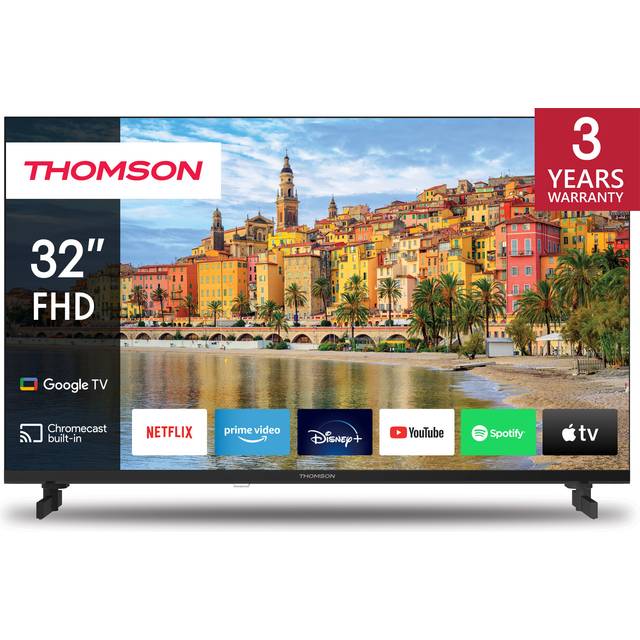 THOMSON - 32 Tum (81 cm) Full HD - Google TV - WLAN, Triple Tuner, USB, HDMI, DVB-C-S2-T2, AV IN, CI+, A+ Panel - 32FG2S14-2025