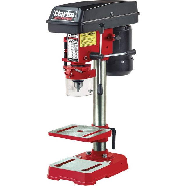 CLARKE CDP5RB 5 SPEED BENCH MOUNTED PILLAR DRILL RED