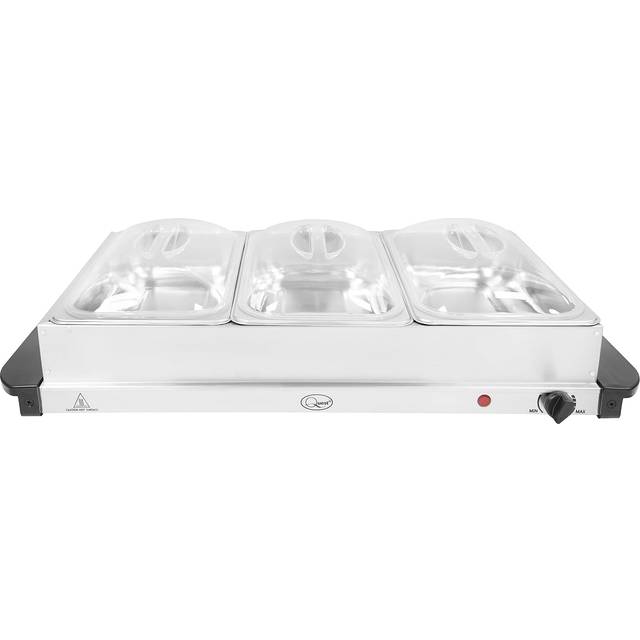 Quest Silver Large Buffet Server and Warming Plate