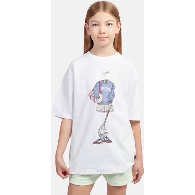 New Balance Kids' Tennis Outfit T-Shirt, Bright White