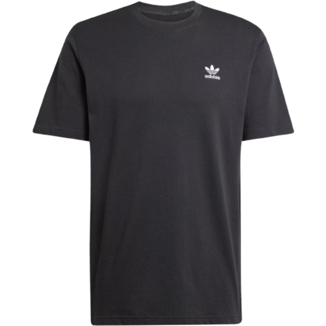 adidas Originals – Essentials – Svarta t-shirt med treklöverlogga-Svart/a