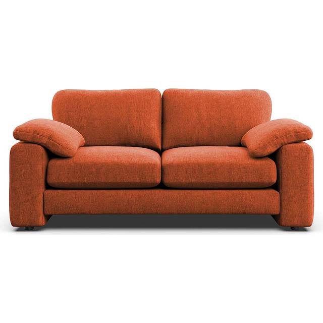 Magnus Vintage Soft Chenille 3 Seater Sofa - Vintage Chenille Orange Umber