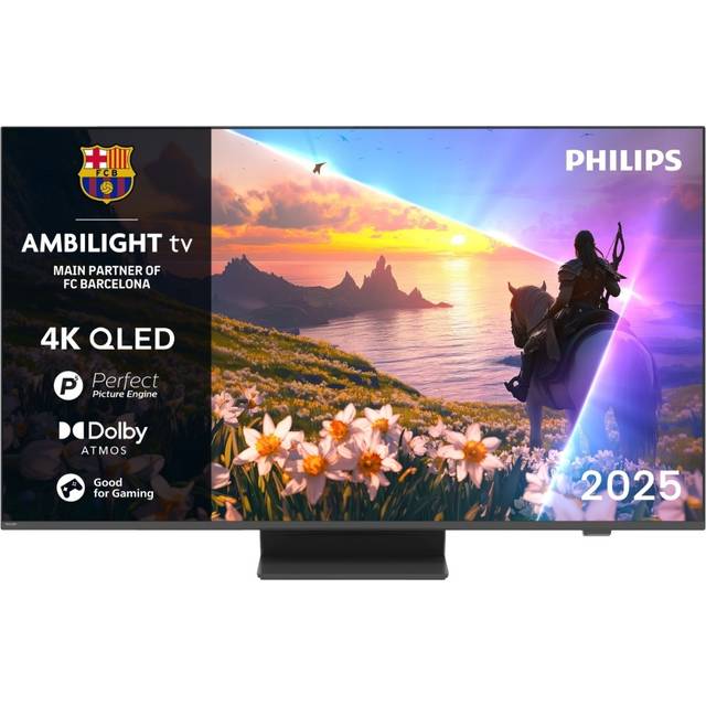 Philips 65" 4K QLED Ambilight TV (2025) 65PUS8600/12