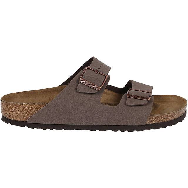 Birkenstock Unisex Arizona Birko-Flor Nubuck sandaletter, Brun Mocca, 44 EU smal