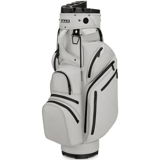 BIG MAX Dri Lite Silencio Prime Cart Bag - Off White