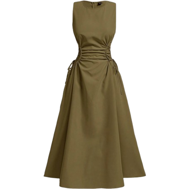 SHEIN Black Date Night Lateral Cross Frenulum Solid Ruched Detail Long Dress,Summer Dresses For Women