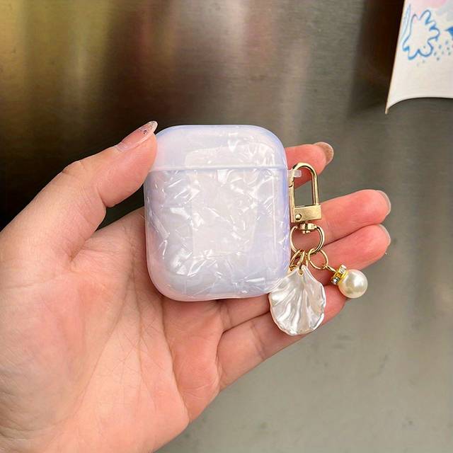 TEMU Earphone Protective Case With Shell Chain For Airpods 1/2, Airpods 3, Airpods Pro, Airpods