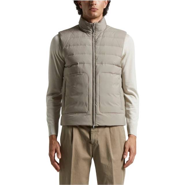 Peserico, Jacka, Herr, 2Xl, Quiltad dunväst - beige (2XL)
