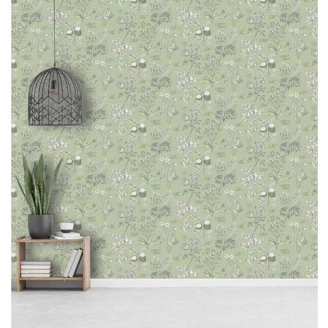 Royal Horticultural Society Wallpaper Botanical Sketchbook 100294OL