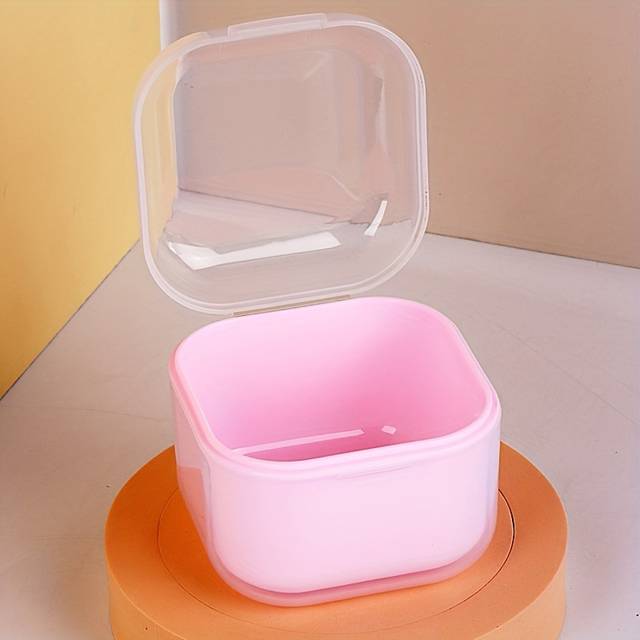 TEMU Nail Drill Bit Sterilization Box With Filter Layer, Manicure Tool Soaking Sterilization Tray, Cleaning Container