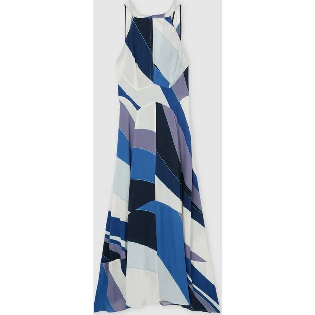 Reiss Imogen Stripe Maxi Dress, Blue