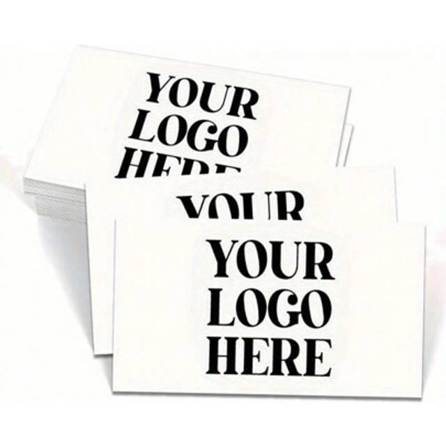 SHEIN 200/500/1000/2000Sheets Customized Double-Sided Business Cards, Personalized Business Card Printing, Customized Logos, Small Business Cards, Personali