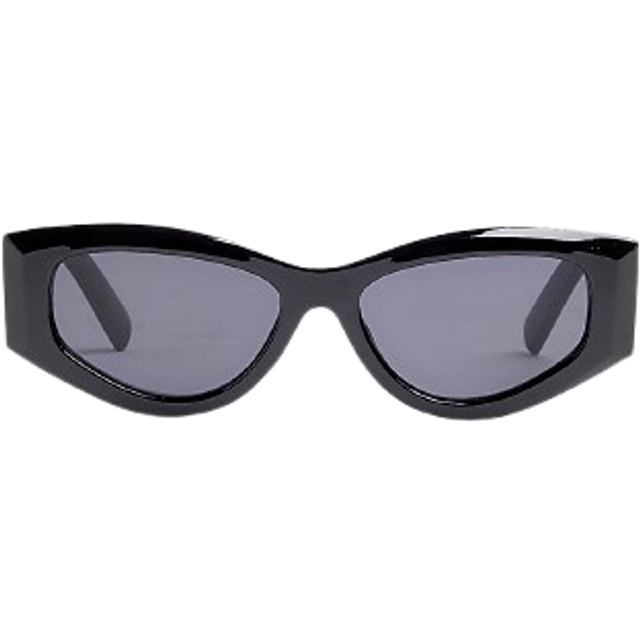 River Island Womens Black Cat Eye Slim Chain Sunglasses - One Size