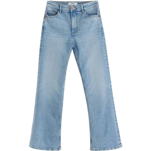 FLARE Karen cropped jeans med medelhög midja