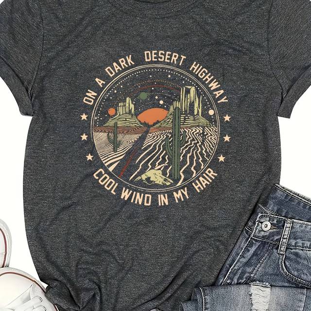 TEMU 2024 -border European And American Women's Round Neck Pocket Short Sleeve Casual Loose Top Layering T-shirt