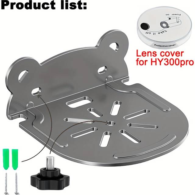 TEMU Wall-mounted Projector Bracket For Pro - Sturdy And Durable Metal, Ideal For Magcubic Pro Projectors, Includes Mounting Hardware, No Motherboard Or Battery, Projector Mounting Brackets