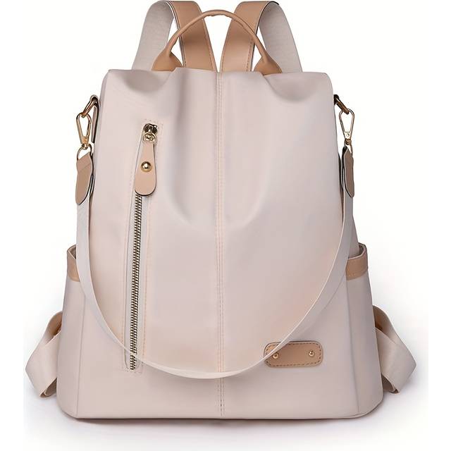 TEMU Super Nylon Women's Travel Backpack, Stylish Pure Anti-theft Backpack