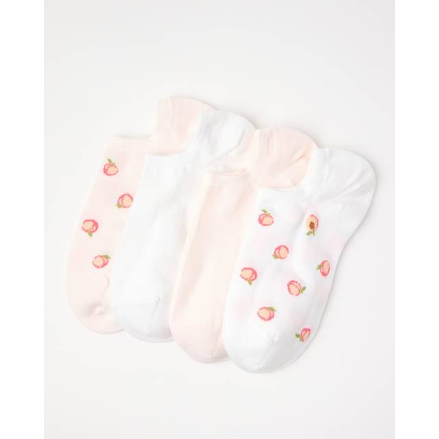 4-pack low ankle socks