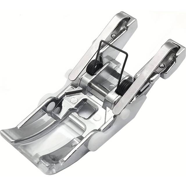 TEMU 1pc Denim Thick Material Presser Foot Straight Presser Foot #672580-fbd10, Compatible With Singer Brother For Home Sewing Machine Accessories
