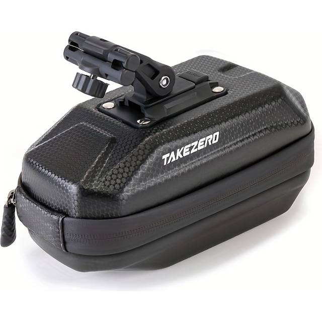 TEMU 1pc Eva Hard Shell Bicycle - Bicycle Tail Bag - Bag, Detachable And Adjustable Shoulder Strap, Shock-absorbing Rear Seat Bag, Bicycle Equipment Accessories, Suitable For Road And Mountain Bikes