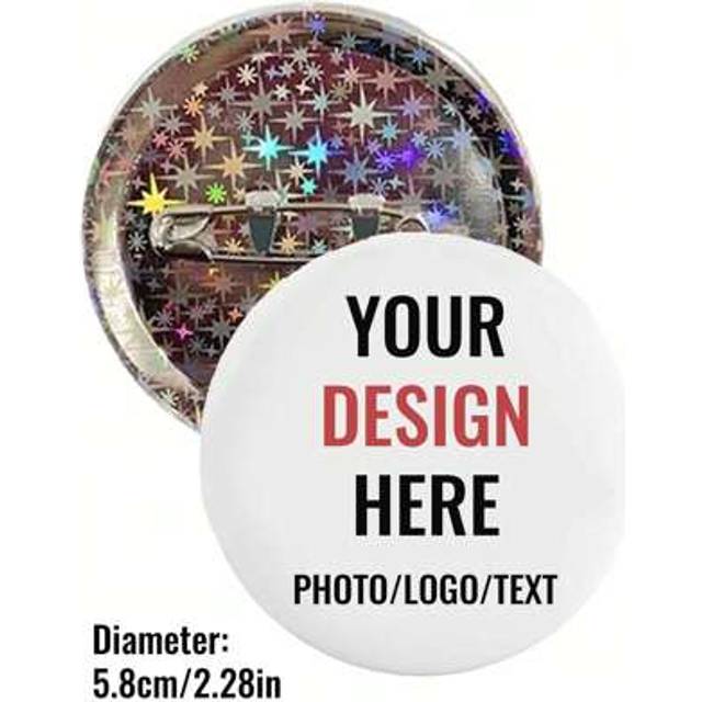 SHEIN Custom Pins, Custom Buttons, Design Your Own Personalized Pinback Button Badges,Personalized Pins,Custom Pinsm,Custom Badge,Custom Buttons,Custom Butt
