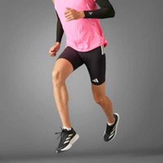 Adizero Running Short Pocket Leggings - Black - 2XL