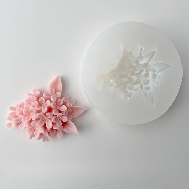 TEMU Osmanthus Silicone Mold For Diy Candles, Soaps & Aromatherapy Gypsum - Crafting Gifts For Thanksgiving, Christmas, Halloween, Easter, Valentine's Day & Birthdays