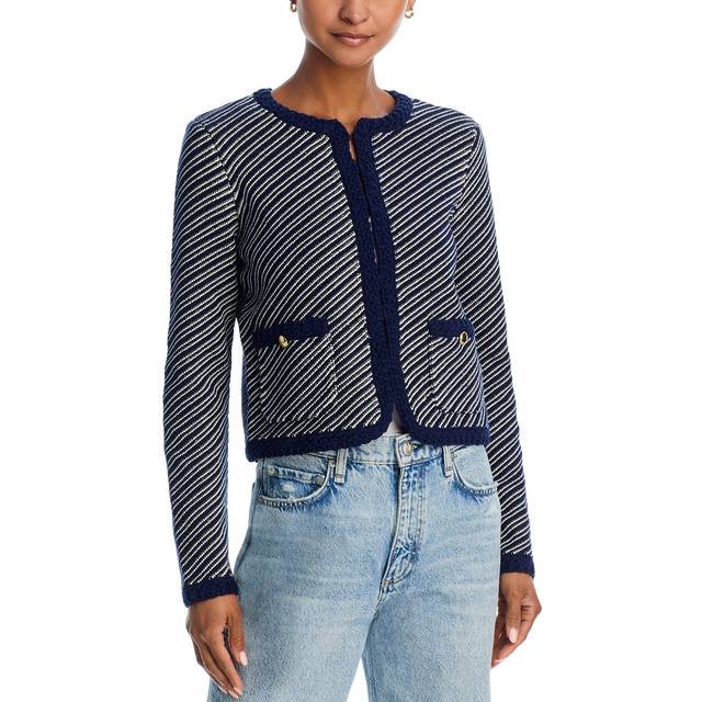 Claire Tailored Cardigan - indgo - X-Small