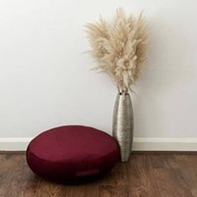 Daro Vogue Round Floor Cushion - Deep Red