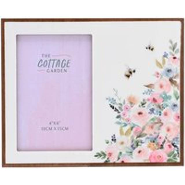 The Cottage Garden Floral Corner Photo Frame - Multicolor