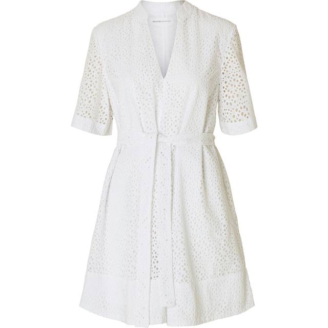Broderie Anglaise Mini Dress