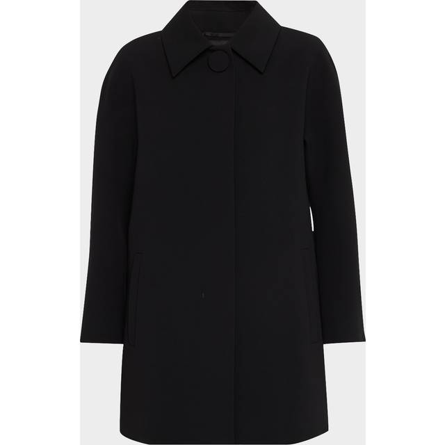 Max Mara Studio Oboe Felt Coat - UK 10 - Black